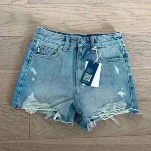 Lovers and Friends Revolve High Rise Denim Shorts